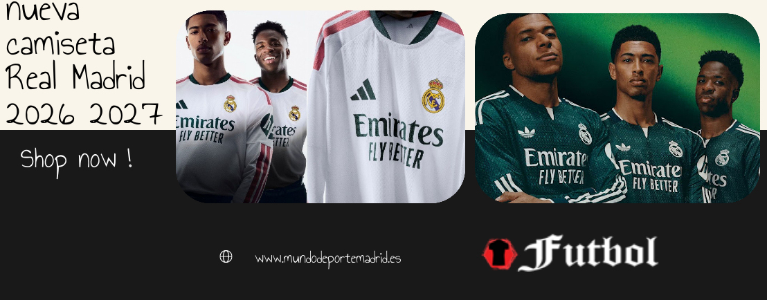 camisetas de futbol Real Madrid 2026 2027
